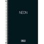 Imagem de Caderno 1/4 espiral cd 80fls neon preto tilibra