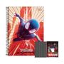 Imagem de Caderno 10 Matérias Spider Man Miles Vermelho 160fls Tilibra