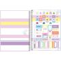 Imagem de Caderno 10X1 Capa Dura HAPPY 160 Folhas - Pacote com 4 Unidades