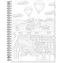 Imagem de Caderno 10X1 Capa Dura Sua ARTE P/COLORIR 160F PCT.C/04