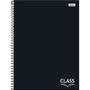 Imagem de Caderno 15X1 Capa Dura CLASS Preto 240 Folhas  Pacote com 2 Unidades