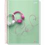 Imagem de Caderno 1X1 Capa Dura Pastel 80 Folhas - Pacote com 4 Unidades
