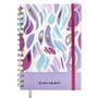Imagem de Caderno A5 Colorblock - Capa Dura Espiral Com Elástico Pautado 80 Folhas Bee Unique