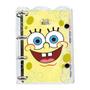 Imagem de Caderno Argolado Bob Esponja Fichario Botão Cristal Dac