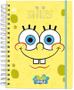 Imagem de Caderno Argolado Universitário Bob Esponja - PVC Cristal 192 Folhas DAC com Botão