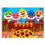 Imagem de Caderno Baby Shark Desenho Cartografia Espiral 96 Fls
