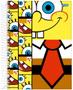 Imagem de Caderno Bob Esponja Jandaia  Com Adesivos 1 Matéria Escolar
