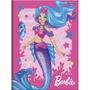 Imagem de Caderno Brochura 1/4 Capa Dura Barbie Mermaid Power 80FLS.