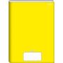 Imagem de Caderno Brochura 1/4 Capa Dura STIFF 96 Folhas Amarelo