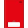 Imagem de Caderno Brochura Capa Dura 1/4(pequeno) D+ Vermelho 96 Folhas
