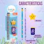 Imagem de Caderno Brochura Capa Dura Grande Sereias 2un 80 fls + Kit Escolar Fundo do Mar Lápis Borracha Apontador