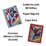 Imagem de Caderno brochura Universitário Marvel Comics 80 folhas - FORONI