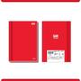 Imagem de Caderno Brochura Vermelho KAZ 96 Folhas Pequeno 140mmx202mm Material Escolar Faculdade Resistente