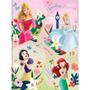Imagem de Caderno Brochurão Capa Dura Princesas 80 Folhas Pacote com 05