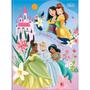 Imagem de Caderno Brochurão Capa Dura Princesas 80 Folhas Pacote com 05