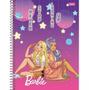 Imagem de Caderno C/D 01 Matéria Barbie 80 Folhas Foroni Capa Sortida