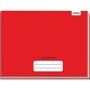 Imagem de Caderno Caligrafia Capa Dura Liso Horizontal 1/4 48 FLS Vermelho - Pacote com 05 Unidades