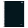 Imagem de  caderno cd universitario zip preto 1m 80f tilibra