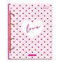 Imagem de Caderno Colegial Argolado Cartonado It's Love 80 Folhas 177 x 240mm CADERSIL