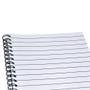 Imagem de Caderno com Pauta Ampliada para Baixa Visão