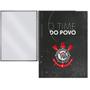 Imagem de Caderno Corinthians - Listras Preto e Branco - 80 Folhas - Foroni