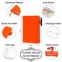 Imagem de Caderno de Bolso A6 FeelA com 3 Canetas Pretas - Pacote com 3 Cadernos