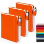Imagem de Caderno de Bolso A6 FeelA com 3 Canetas Pretas - Pacote com 3 Cadernos