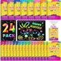 Imagem de Caderno de Desenho Scratch Art Pigipigi Rainbow - Pacote com 24 Unidades