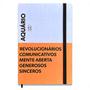 Imagem de Caderno de Desenho Signos - Caderno Sem Pauta A5 Juliana Chagas Atelier - Aquário