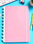 Imagem de Caderno de Disco 10 Matérias Infinito Sistema Inteligente Coleção Clássico Color - Delicado Rosa