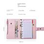 Imagem de Caderno de Orçamento A6 Macaron - 31 Peças - Com Capa PU