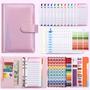 Imagem de Caderno de Orçamento A6 Macaron - 31 Peças - Com Capa PU