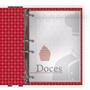 Imagem de caderno de receita personalizado 200 folhas master chef pronta entrega
