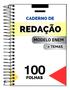Imagem de Caderno De Redação Enem Com 100 Folhas E Temas