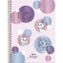 Imagem de Caderno Disney Marie Metalizado - Rosa - 80 Folhas - Foroni