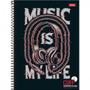 Imagem de Caderno Espiral 1/4 Capa Dura CLIFF Masculino 80 Folhas Pacote com 5