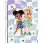 Imagem de Caderno Espiral 1/4 Capa Dura DEBBY 80 Folhas Pacote com 10