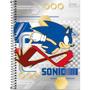 Imagem de Caderno Espiral 1/4 Capa Dura Sonic 80 FLS. PCT. C/04