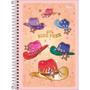 Imagem de Caderno Espiral 1/4 Flexível WEST GIRL 80 Folhas  Pacote  com 06
