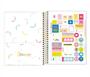 Imagem de Caderno Espiral C. Dura Colegial Happy Colors 10 Matérias 160 Folhas