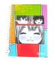 Imagem de Caderno Espiral Capa Dura com 96 folhas cada de 1/4  kit 3un