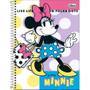 Imagem de Caderno Espiral Capa Dura Universitário 1 Matéria Minnie Fit 80 Folhas