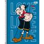 Imagem de Caderno Espiral Capa Dura Universitário 10 Matérias Popeye 160 Folhas Tilibra (SKU 14360)