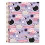 Imagem de Caderno Espiral Capa Dura Universitário Cute Cat 160 Folhas 10 Matérias CARDESIL