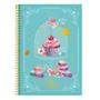 Imagem de Caderno Espiral Cupcake Capa Dura 160 Folhas 10Mat Grande