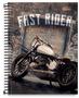 Imagem de Caderno Espiral Fast Rider 96 folhas  (13515) - Cadersil