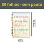 Imagem de Caderno Furo Quadrado 14 X 20,5 Batik Mendes Em Diversas