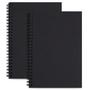 Imagem de Caderno LABUK A5 Sem Linhas - 100 Páginas - Pacote com 2 Cadernos (Preto)
