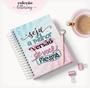 Imagem de Caderno Personalizado LETTERING 60 Folhas 15,5x21,5 Cm