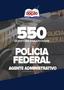 Imagem de Caderno PF - Agente Administrativo - 550 Questões Gabaritadas